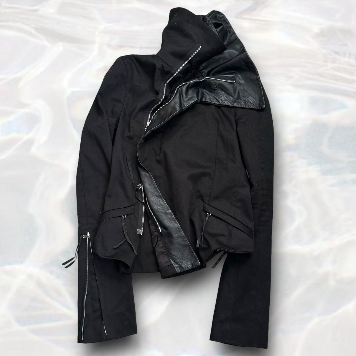 EKAM deformation leather jacket | SiriusSTORE