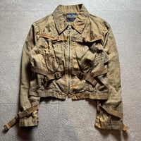 2005ss jean paul gaultier bontage belt jacket