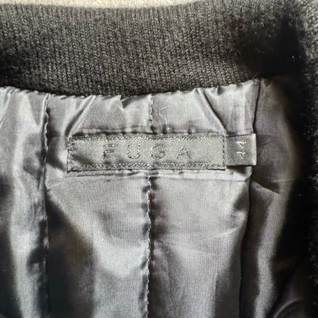 2000s FUGA ma-1 leather jacket