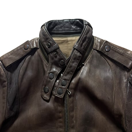 2000s attachment by kazuyuki kumagai leather jacket