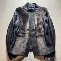 EKAM deformation leather jacket | SiriusSTORE
