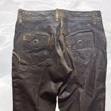 Share Spirit GOAT Leather long pants