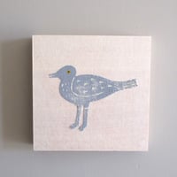 貼り絵の壁飾り　鳥