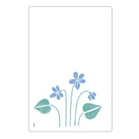 花のカード　すみれ