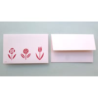花畑のミニ封筒　3枚入