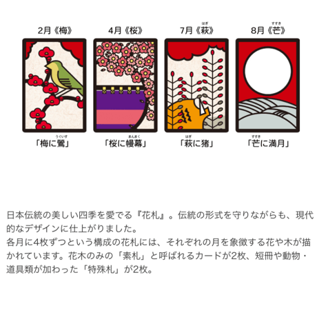 【正規品】花札占いカード〜雪月花〜