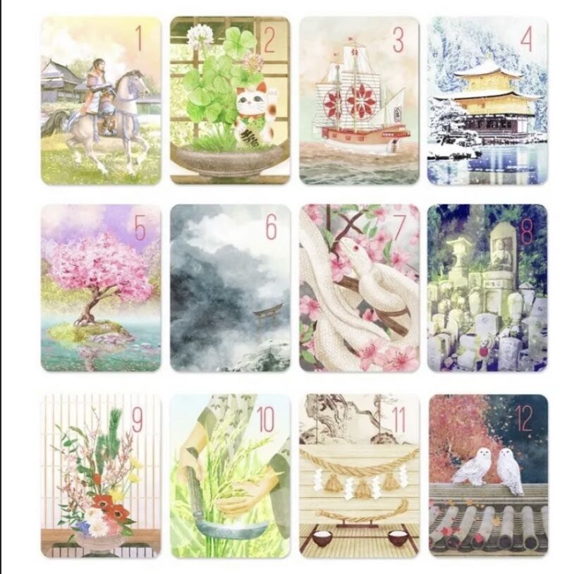 メーカー完売品✨ドイツの美麗デッキ✨入手困難品✨星明りの賛歌のルノルマンカード Amazon.co.jp: ノスタルジックなブルームルノルマンカード 36枚