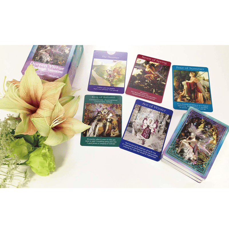 花と妖精のタロットカード