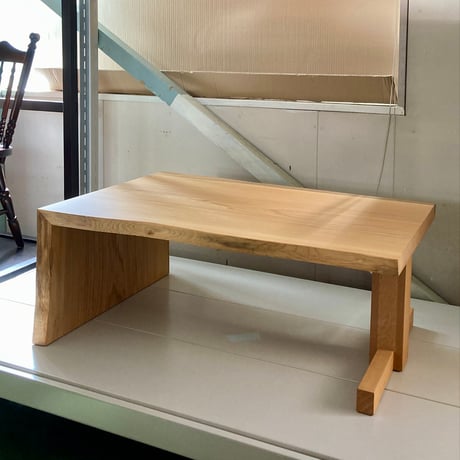 【ディスプレイ品】日進木工　原木文机　セン