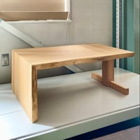 【ディスプレイ品】日進木工　原木文机　セン