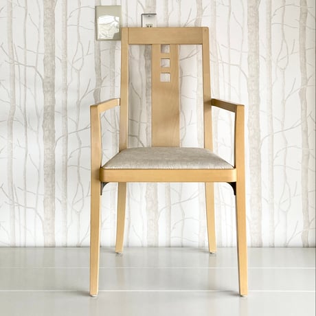 【ヴィンテージ品】THONET93　ト―ネット　アームチェア　ビーチ無垢材　座面高め