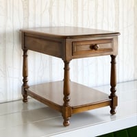 【ヴィンテージ品】Ercol/アーコール社 サイドテーブル 引出し付き