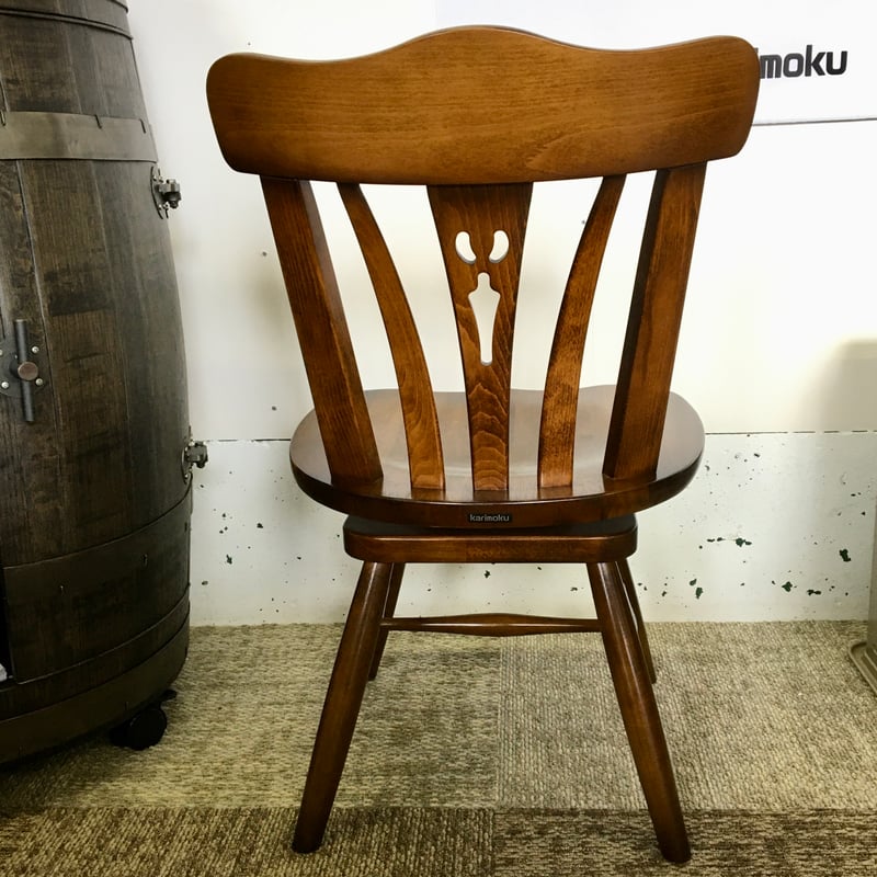 ディスプレイ品】カリモク家具 コロニアル 食堂椅子（回転式）CC1837NK