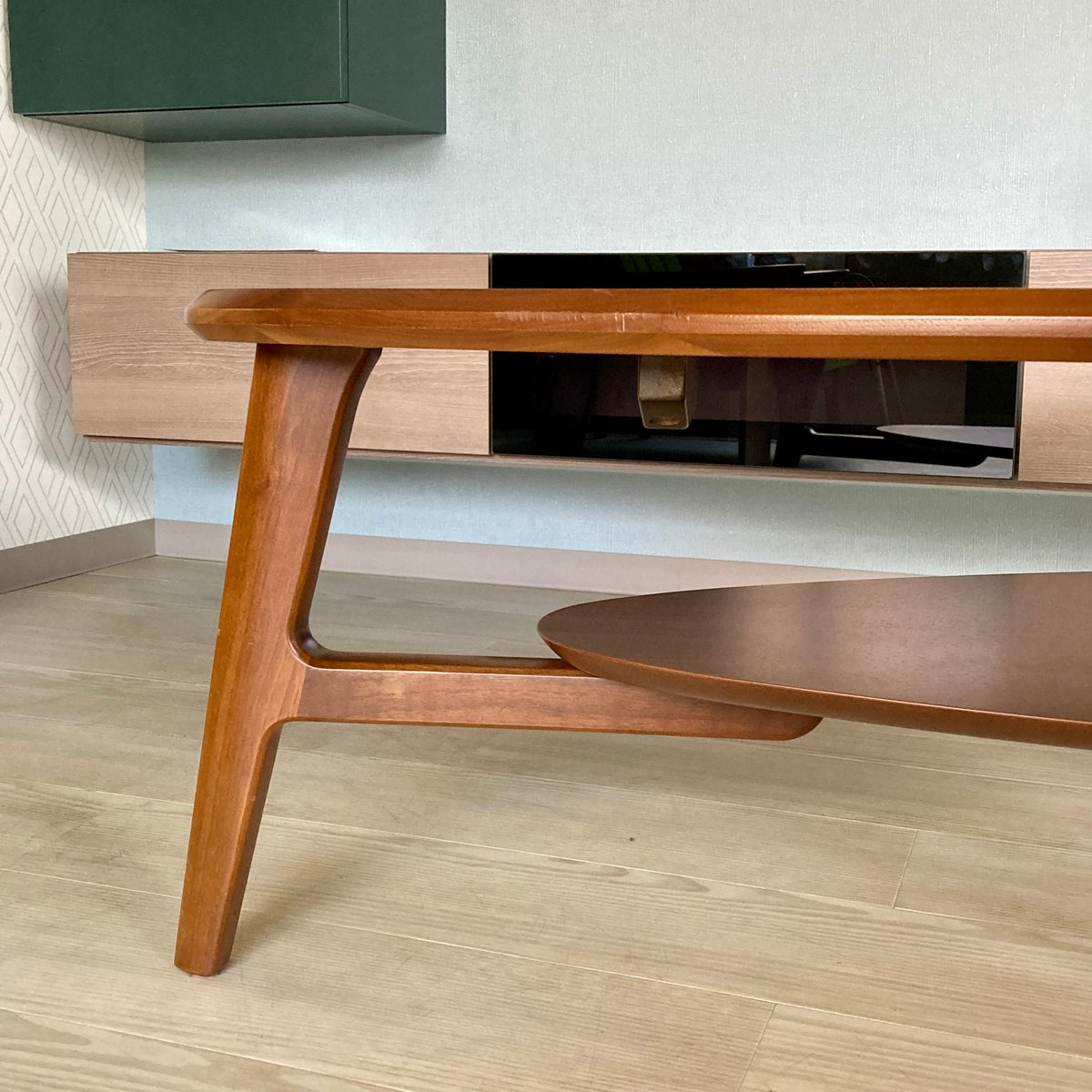 ユーズド品】カリモク家具 センターテーブルTU3659N000 ウォールナット