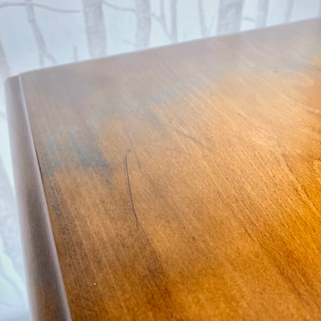 【ユーズド品】カリモク家具 コロニアル 花台　コーナー花台