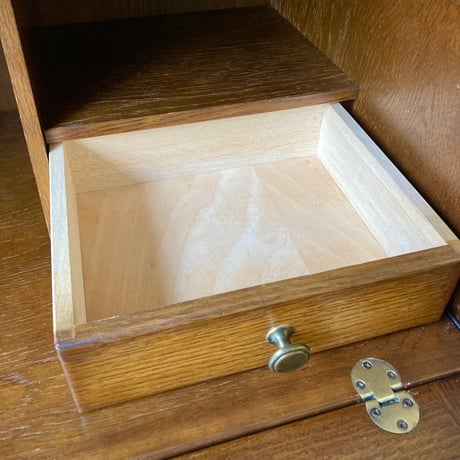 【ジャパンヴィンテージ】HIDA/飛騨産業 穂高シリーズ ライティングビューロー キツツキ