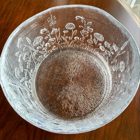 【ヴィンテージ品】KOSTA BODA コスタ ボダ／Kjell Engman シェル・エングマン／Ulla large ボウル  スウェーデン製 工芸ガラス　箱あり〈未使用品〉