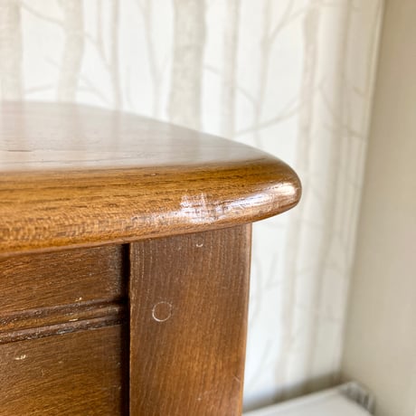 【ヴィンテージ品】Ercol/アーコール社 サイドテーブル 引出し付き