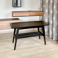 【ユーズド品】カリモク60　リビングテーブル小 マットブラック T36300