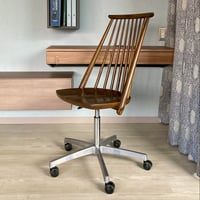 【ユーズド品】柏木工 シビルシリーズ デスクチェア CC89A(オーク)