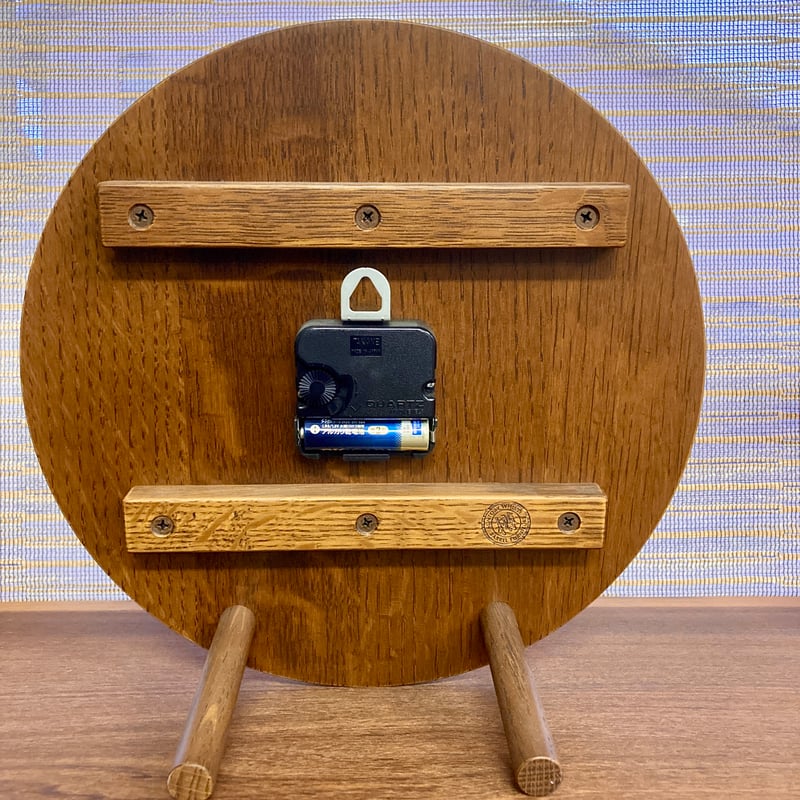 ディスプレイ品】サントリー樽ものがたり 樽鏡板時計 CRZ75NM＜廃盤品