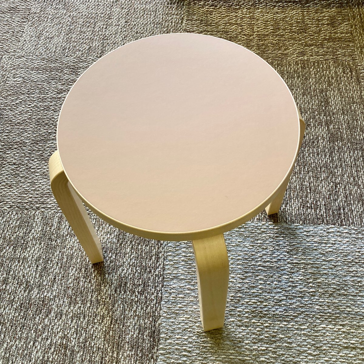 未使用品】Artek/アルテック スツール E60 リノリウム・ウォールナット