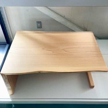 【ディスプレイ品】日進木工　原木文机　セン