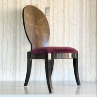 【ユーズド品】Century Furniture 55E-511 オムニサイドチェア - 55E エボニー仕上げ