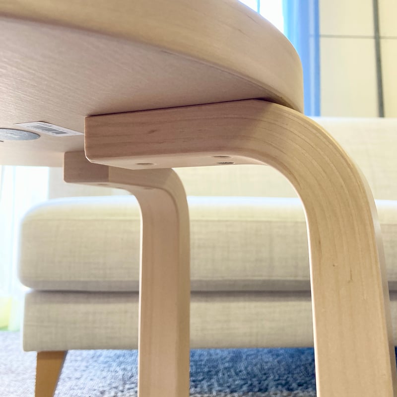 未使用品】Artek/アルテック スツール E60 リノリウム・ウォールナット