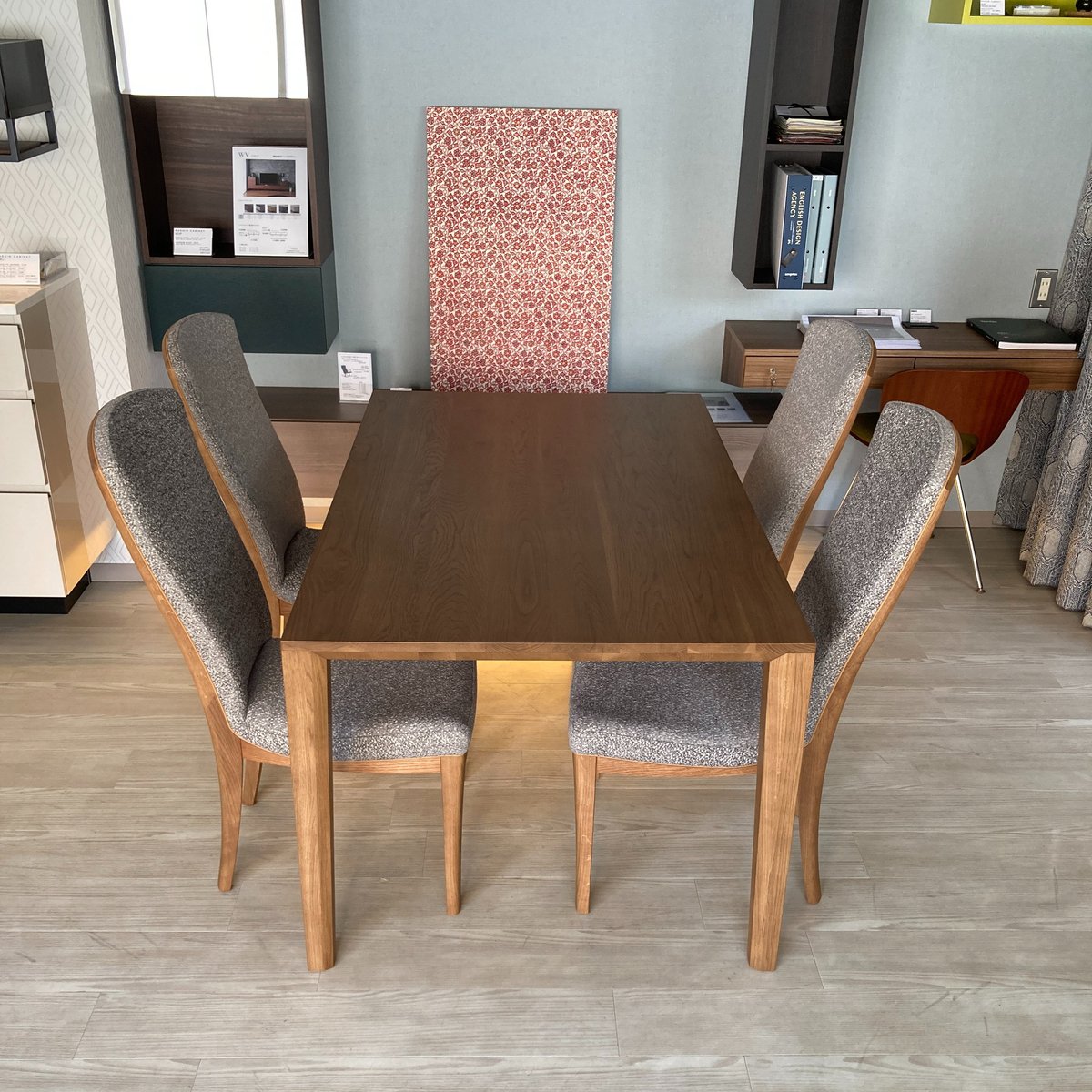 未使用品】カリモクダイニングセット モルトブラウン DT8411H015+