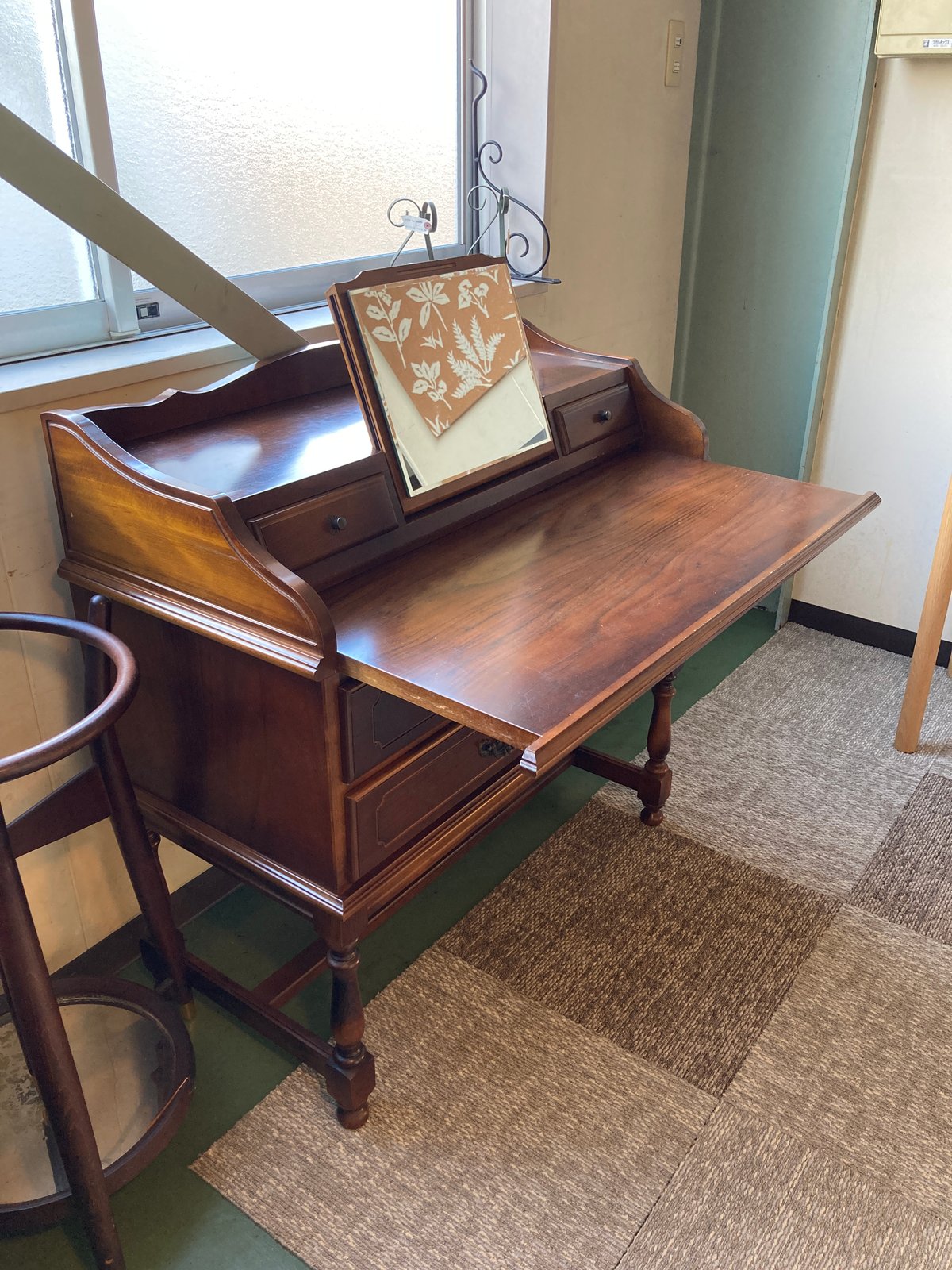 ジャパンヴィンテージ品】カリモク家具 コロニアル ライティング