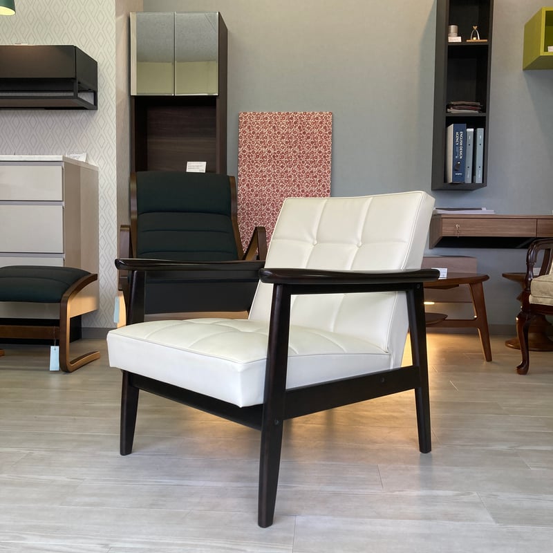 50周年復刻プレート】カリモク60 Kチェア 2シーター スタンダードブラック