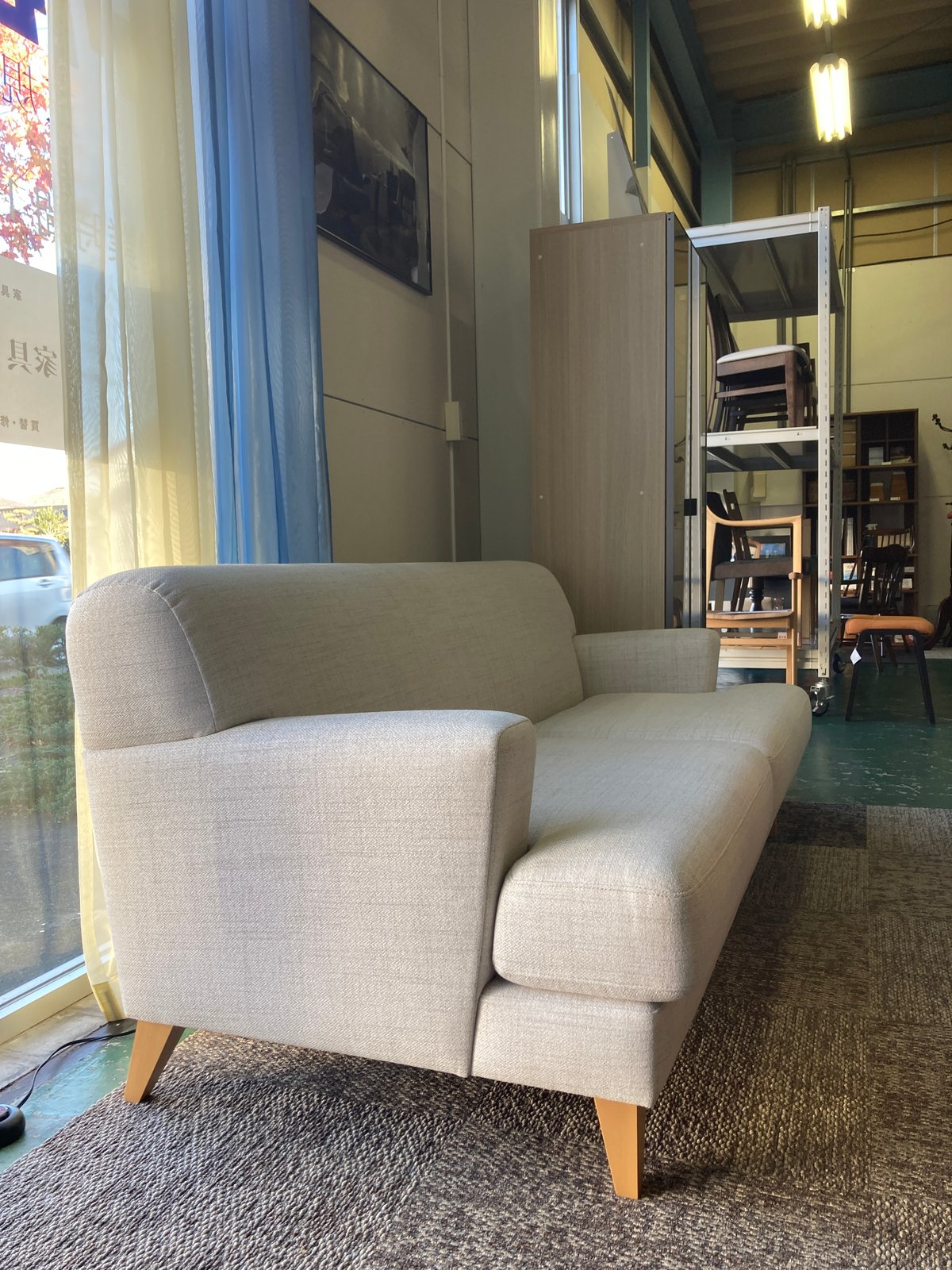 ディスプレイ品】2人掛ソファ N915-02-BNL 中村工芸 | SUSTAINABLE