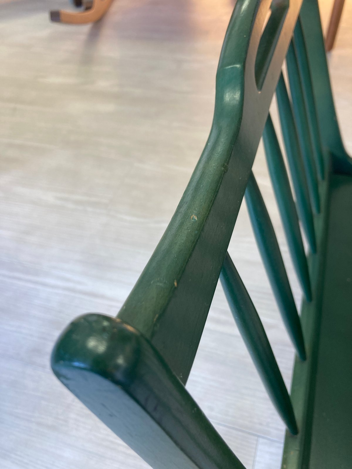 ジャパンヴィンテージ】オールドカリモク マガジンラック（折りたたみ