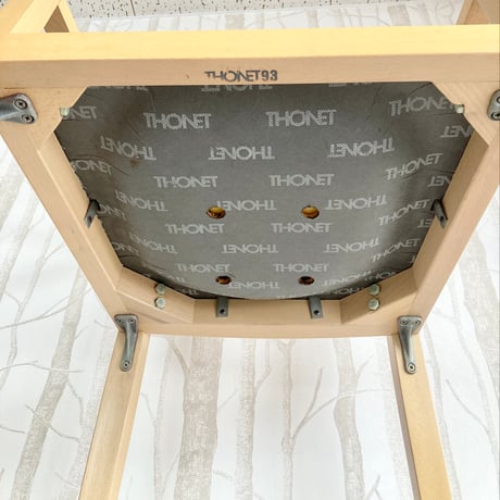 【ヴィンテージ品】THONET93　ト―ネット　アームチェア　ビーチ無垢材　座面高め