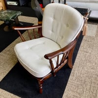 ディスプレイ品】カリモク家具 コロニアル 肘掛椅子WC4700-K