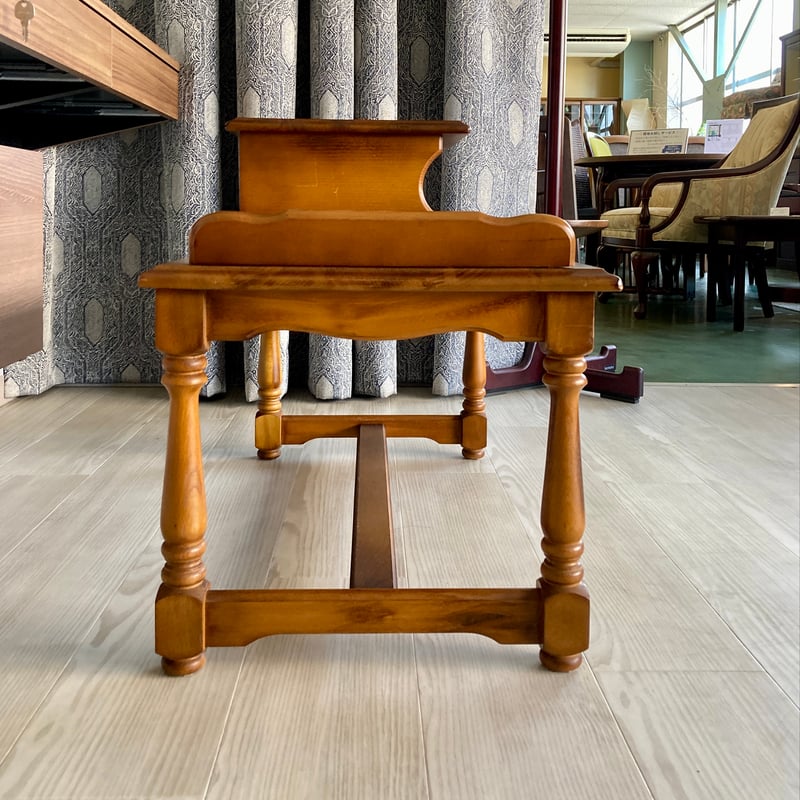 ジャパンヴィンテージ】オールドカリモク テレフォンベンチ