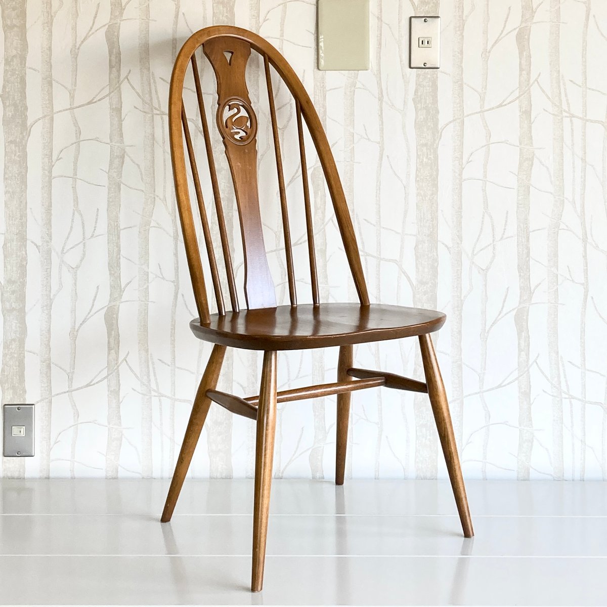 ヴィンテージ品】Ercol/アーコール社 スワンバックチェア