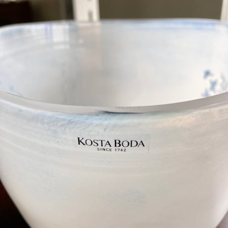 【ヴィンテージ品】KOSTA BODA コスタ ボダ／Kjell Engman シェル・エングマン／October ボウル  スウェーデン製 工芸ガラス