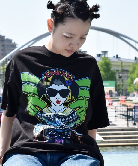 Maiko Graffiti T-shirt （black）