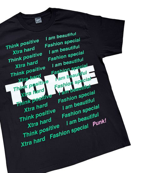 Message Punk！ T-shirt（black）
