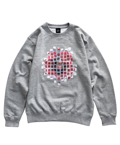 Flower Graffiti Sweat（grey）