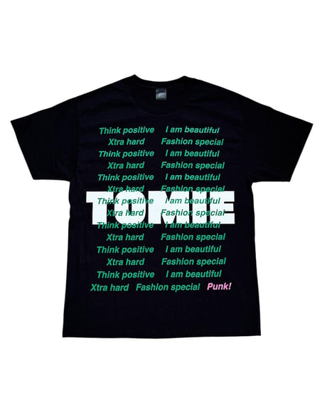 Message Punk！ T-shirt（black）