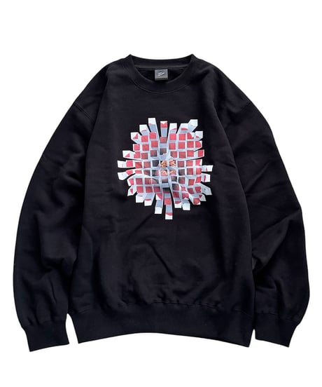 Flower Graffiti Sweat（black）
