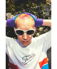 xtra hard rubber print!! Line T-shirt （white）