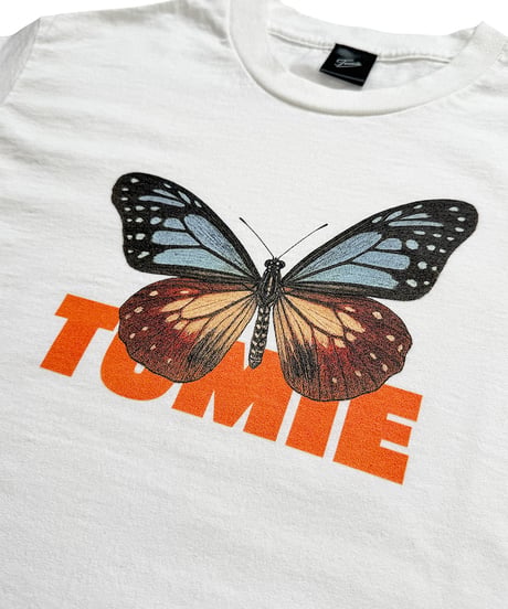 Asagimadara Butterfly T-shirt （white）