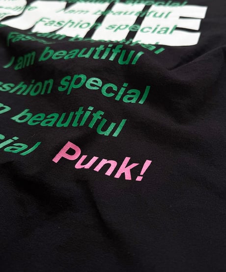 Message Punk！ T-shirt（black）
