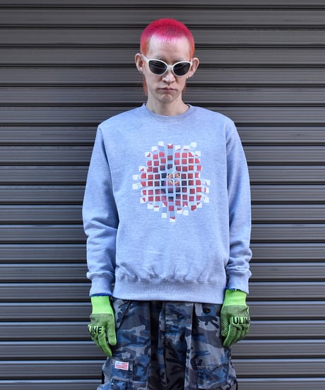 Flower Graffiti Sweat（grey）