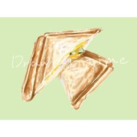 【ダウンロードイラスト】ASI-002 ホットサンドのイラスト