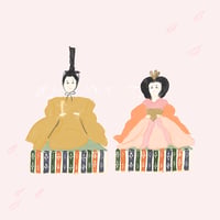 【ダウンロードイラスト】ASI-015 おひなさま